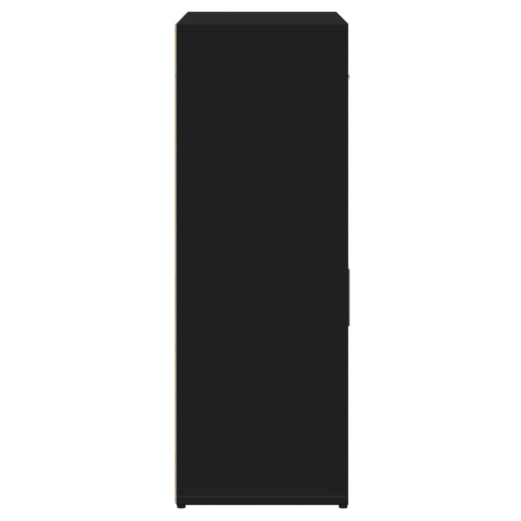 skænk 60x30x84 cm konstrueret træ sort