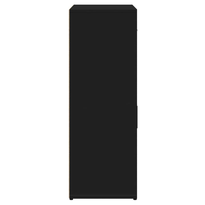 skænk 60x30x84 cm konstrueret træ sort