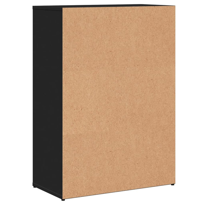 skænk 60x30x84 cm konstrueret træ sort