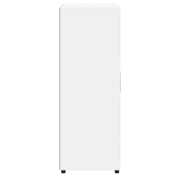 skab 60x31x84 cm konstrueret træ hvid