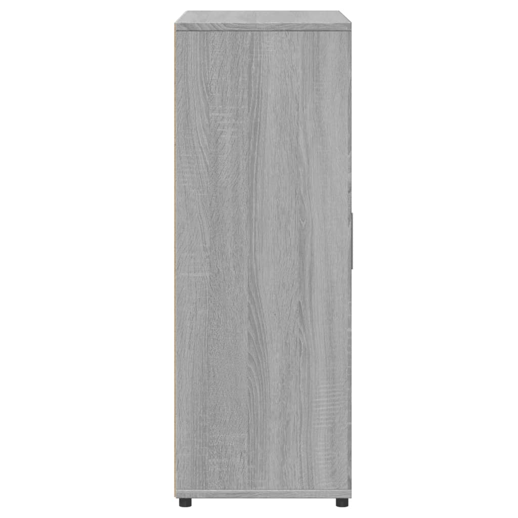 skab 60x31x84 cm konstrueret træ grå sonoma-eg