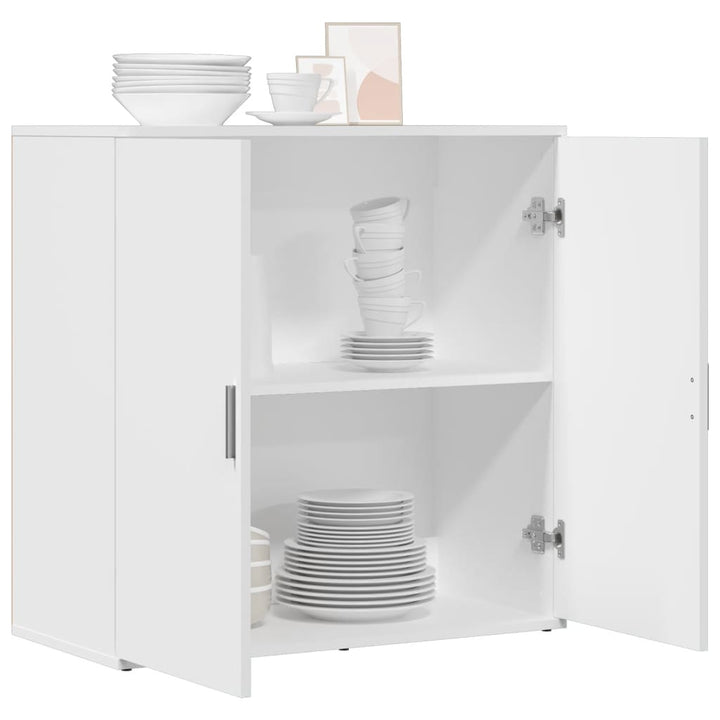 skab 79x38x80 cm konstrueret træ hvid