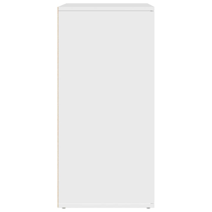 skab 79x38x80 cm konstrueret træ hvid