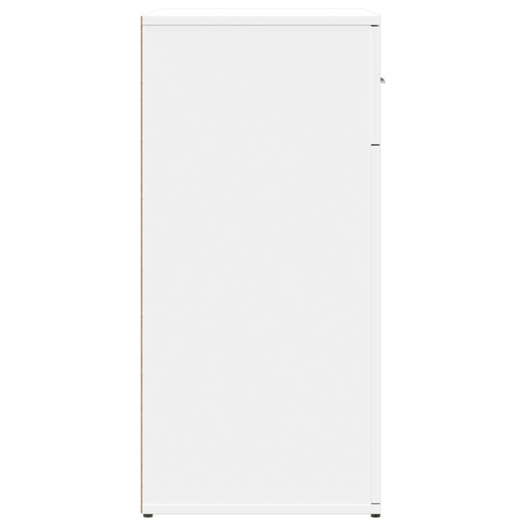 skab 79x38x80 cm konstrueret træ hvid