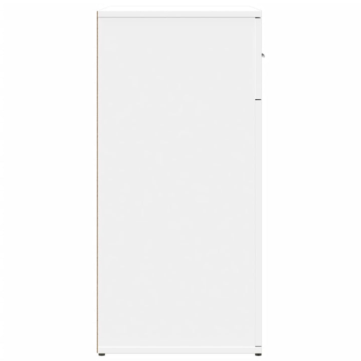 skab 79x38x80 cm konstrueret træ hvid