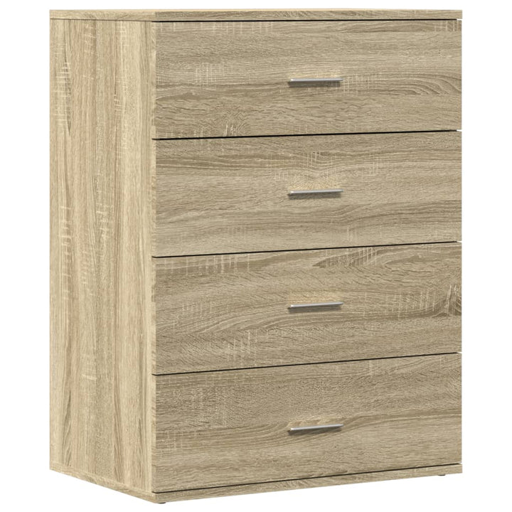 skænk 60x39x80 cm konstrueret træ sonoma-eg