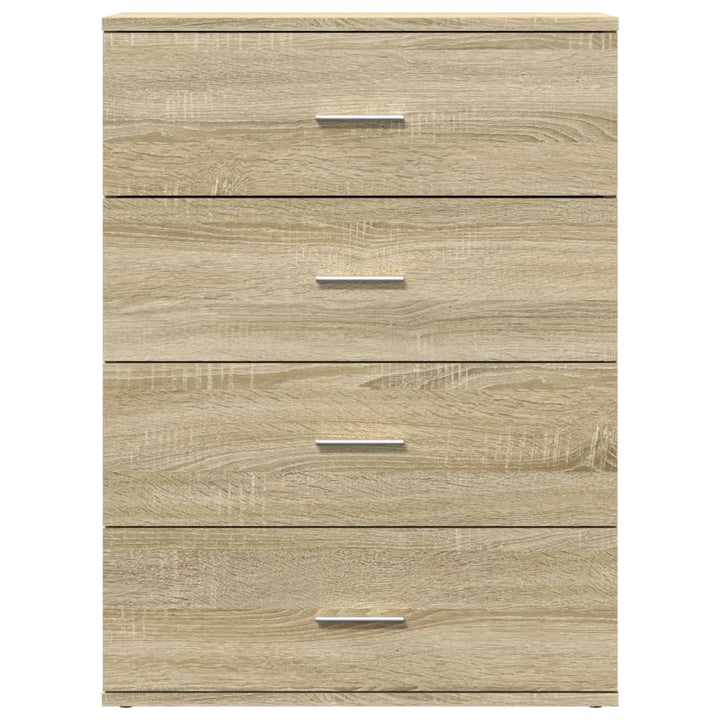 skænk 60x39x80 cm konstrueret træ sonoma-eg