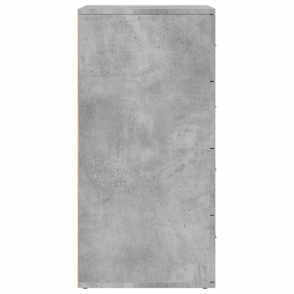 skænk 60x39x80 cm konstrueret træ betongrå