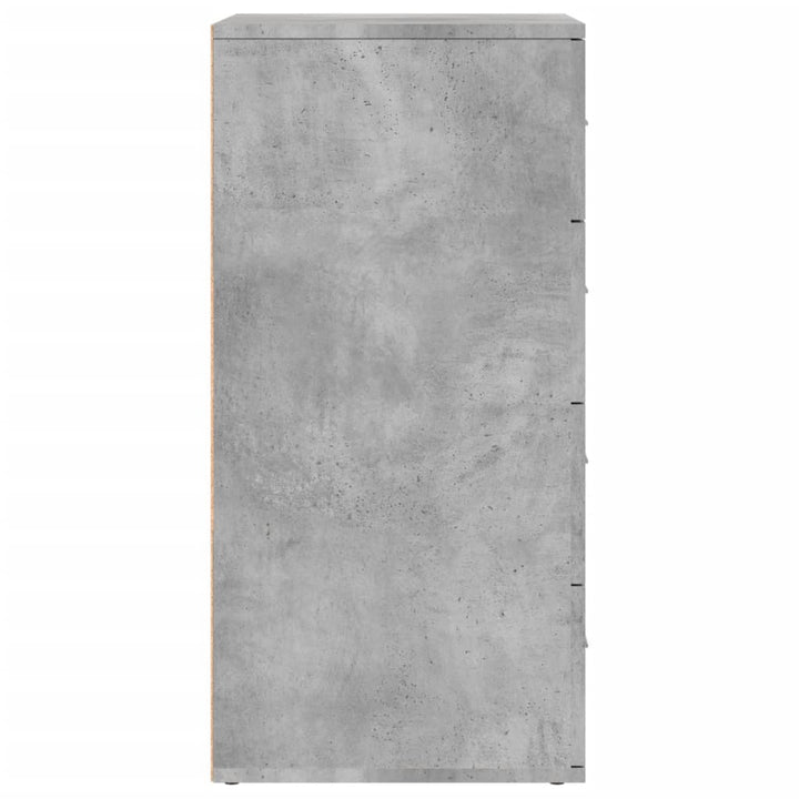 skænk 60x39x80 cm konstrueret træ betongrå