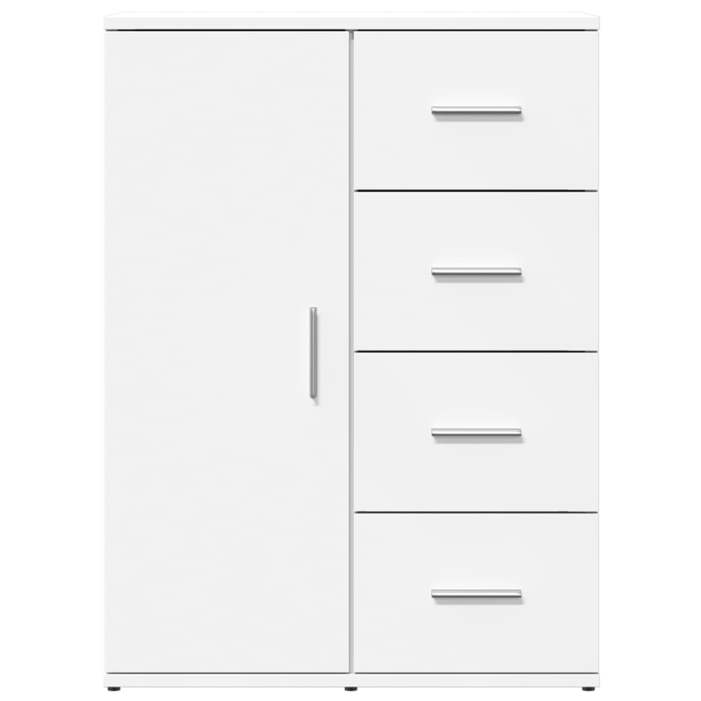 skab 59x39x80 cm konstrueret træ hvid