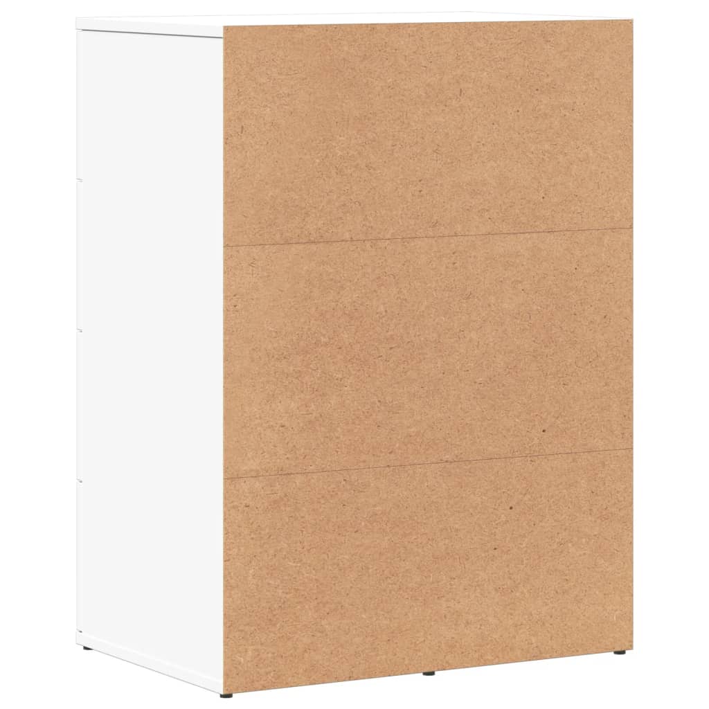 skab 59x39x80 cm konstrueret træ hvid