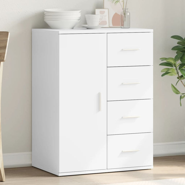 skab 59x39x80 cm konstrueret træ hvid