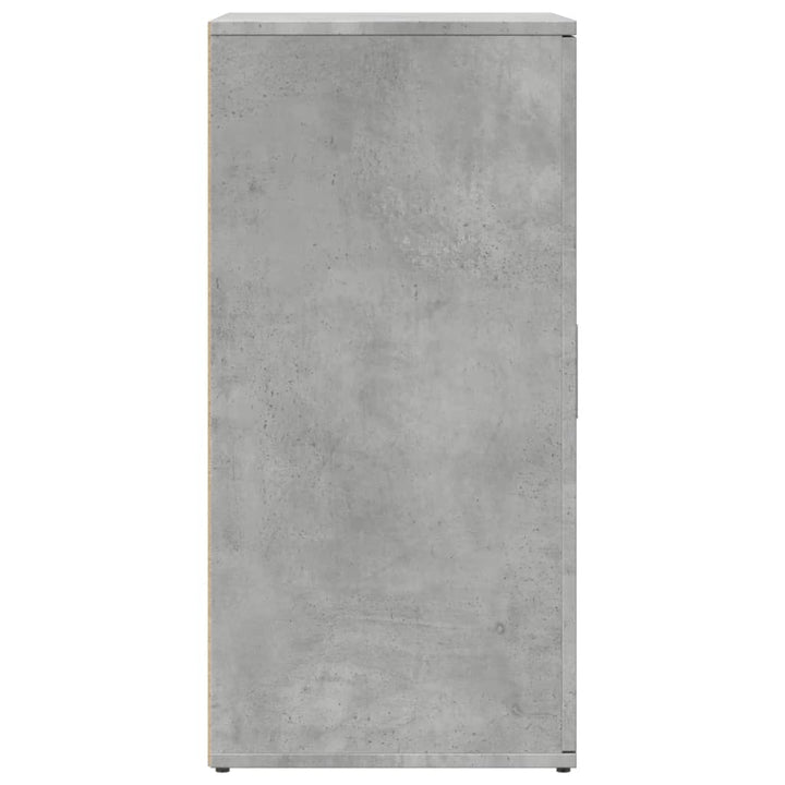 skab 59x39x80 cm konstrueret træ betongrå