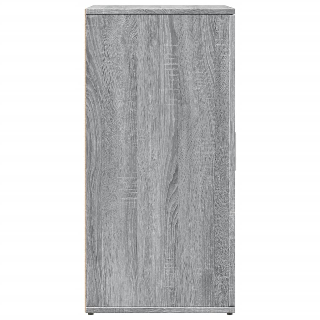 skab 59x39x80 cm konstrueret træ grå sonoma-eg
