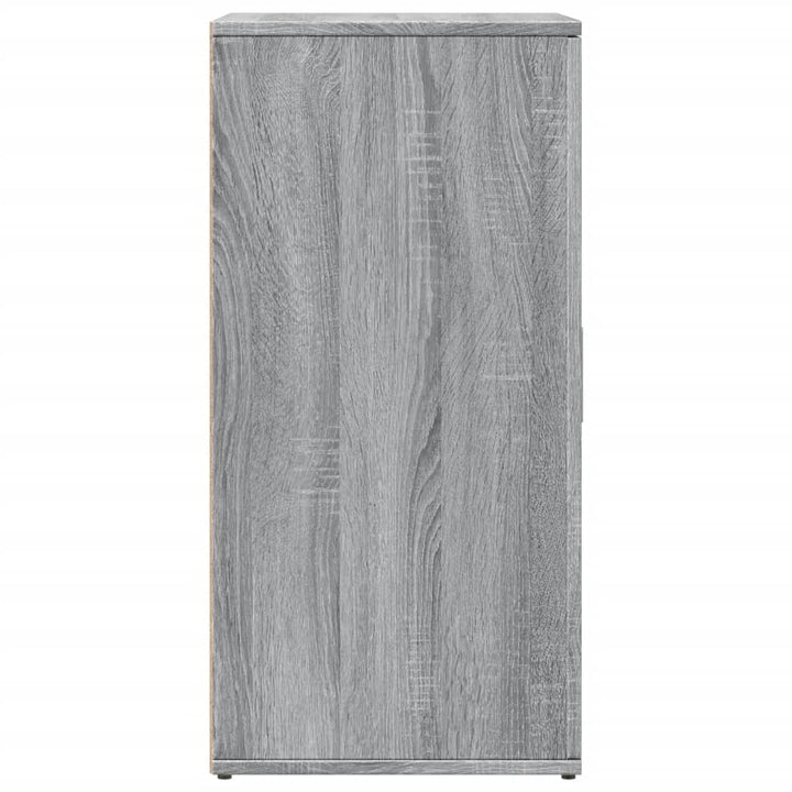 skab 59x39x80 cm konstrueret træ grå sonoma-eg