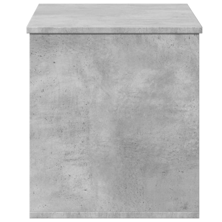 opbevaringsboks 100x42x46 cm konstrueret træ betongrå