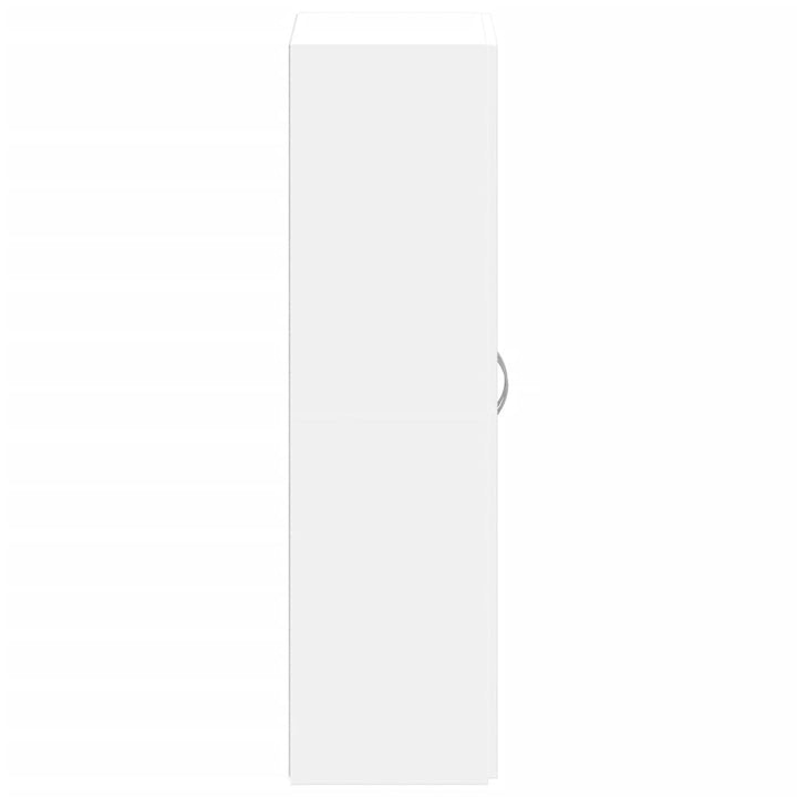 arkivskab 60x32x115 cm konstrueret træ hvid