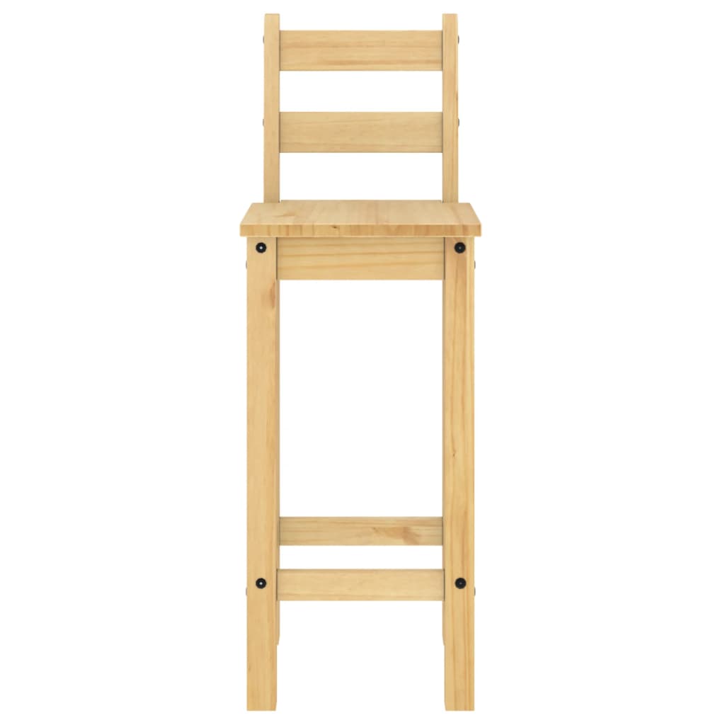 barstole 2 stk. massivt fyrretræ