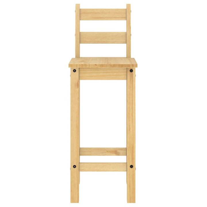 barstole 2 stk. massivt fyrretræ