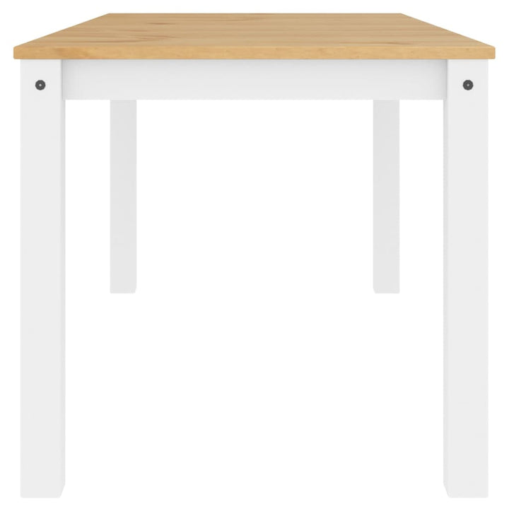 spisebord Panama 160x80x75 cm massivt fyrretræ grå