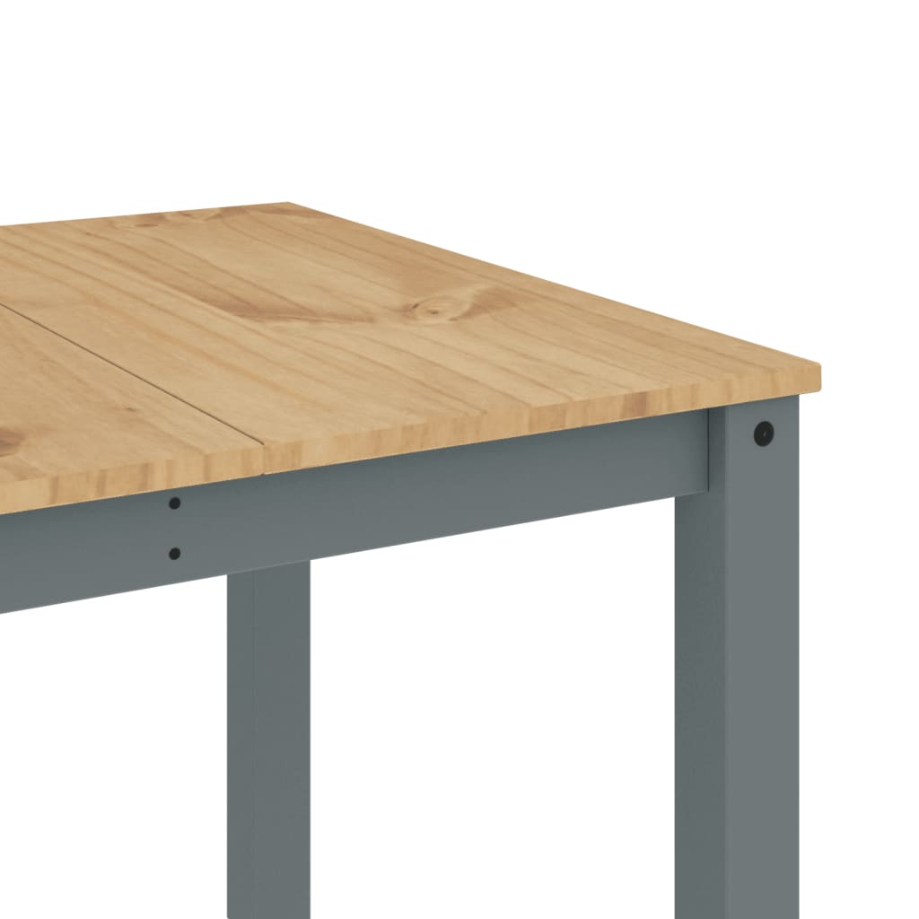 spisebord Panama 180x90x75 cm massivt fyrretræ grå