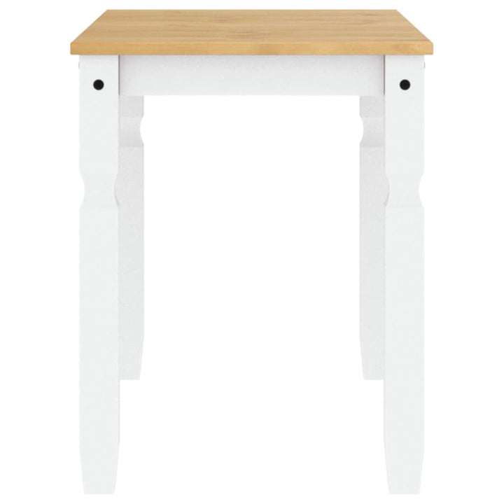 spisebord Corona 112x60x75 cm massivt fyrretræ hvid