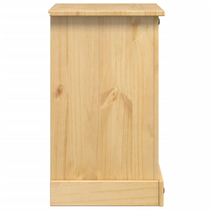 sengebord Corona 53x39x66 cm massivt fyrretræ