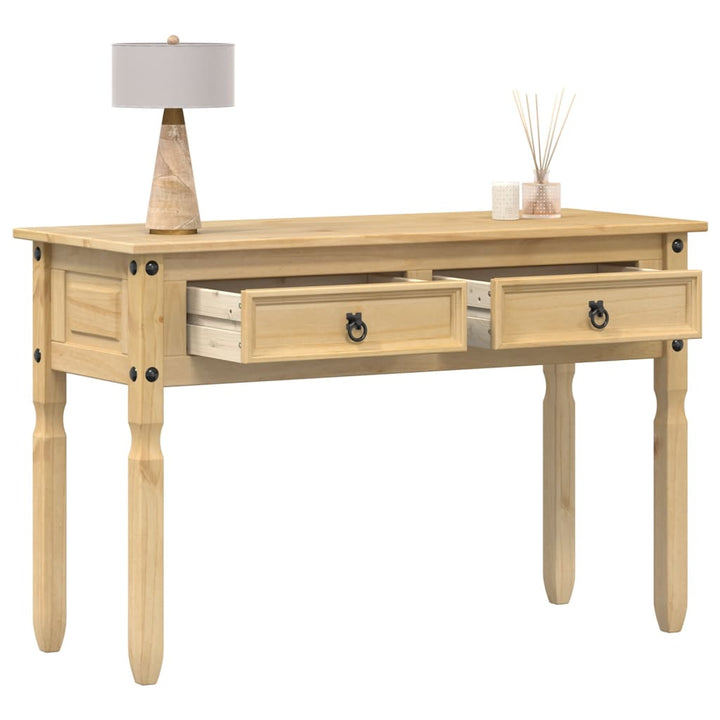 konsolbord Corona 115x46x73 cm massivt fyrretræ