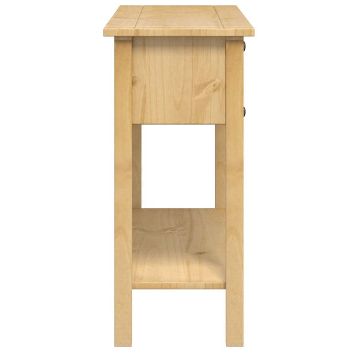 konsolbord "Corona" 114x34,5x73 cm massivt træ fyrretræ