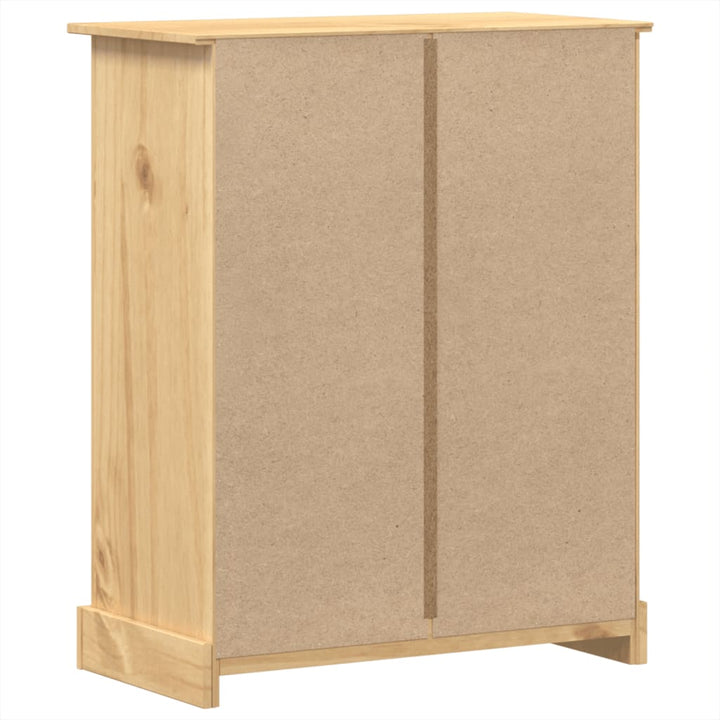 kommode Corona 92x48x120 cm massivt fyrretræ