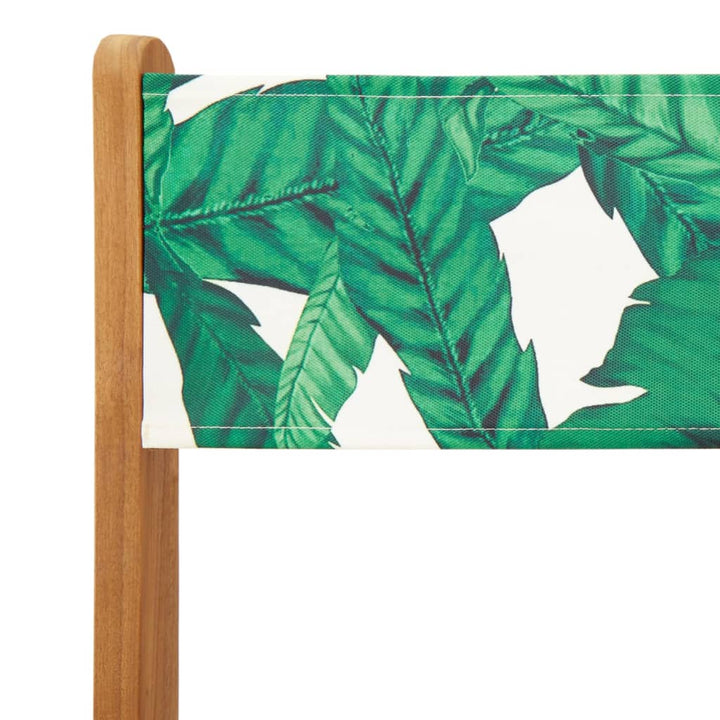 foldbare havestole 6 stk. stof og massivt træ beige