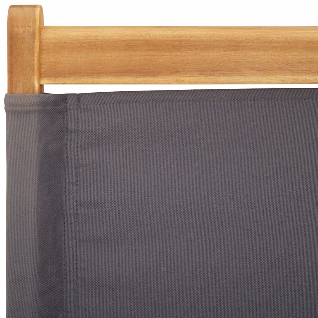 foldbare havestole 4 stk. stof og massivt træ antracit