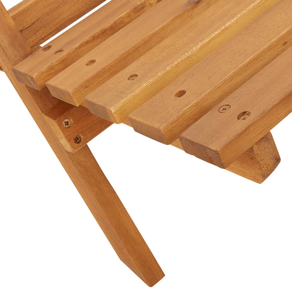 foldbare havestole 4 stk. gråbrunt stof massivt træ