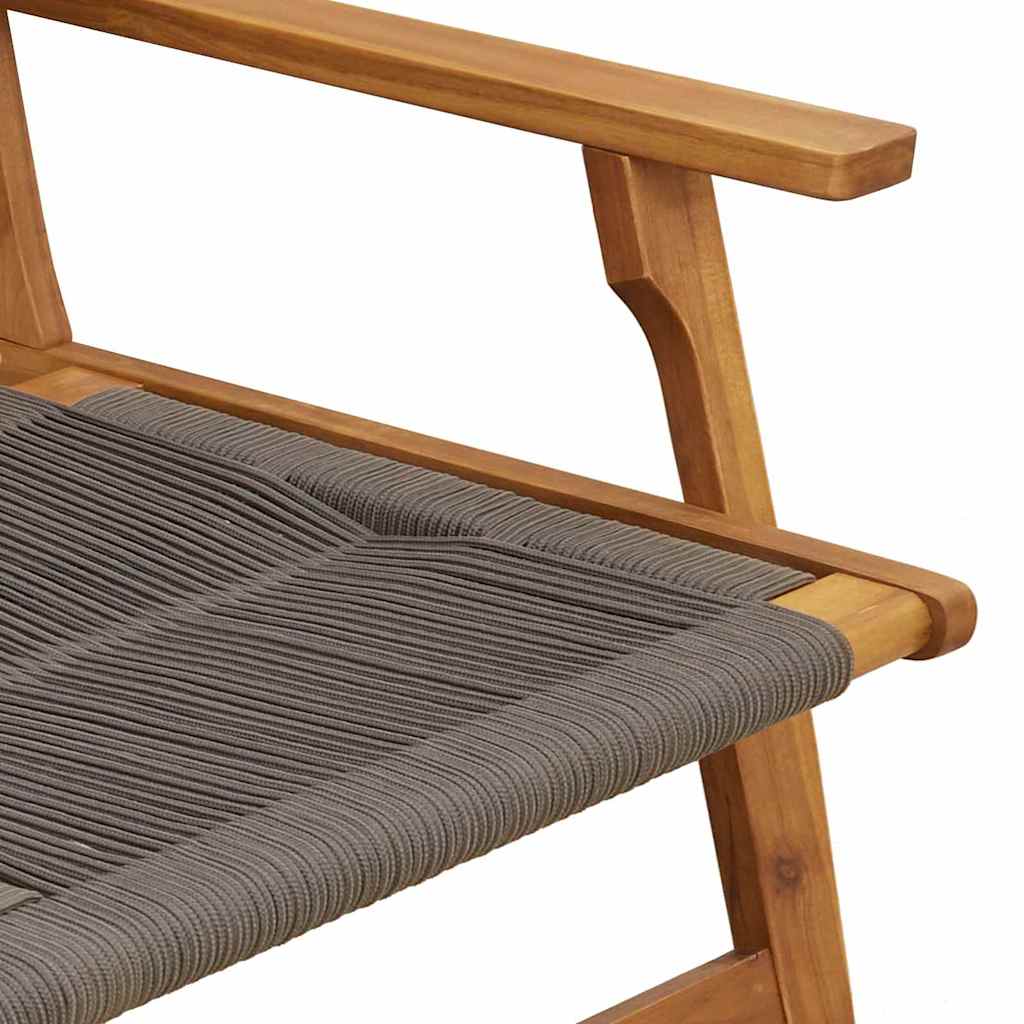 Haveborde med stole 3 pcs Grå 45 x 45 x 40 cm Massivt akacietræ