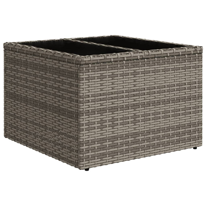 sofasæt til haven 9 dele med hynder polyrattan grå