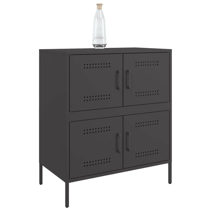 skænk 68x39x79 cm stål sort