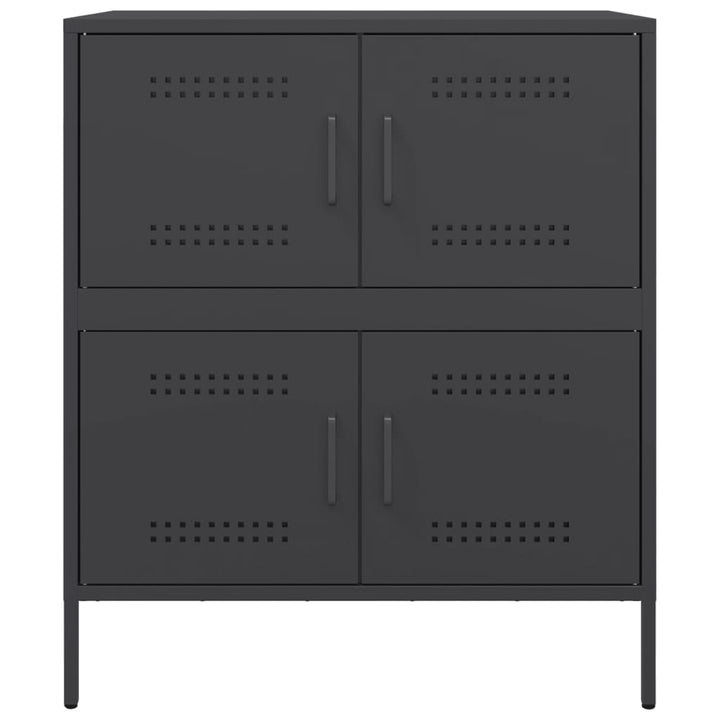 skænk 68x39x79 cm stål sort