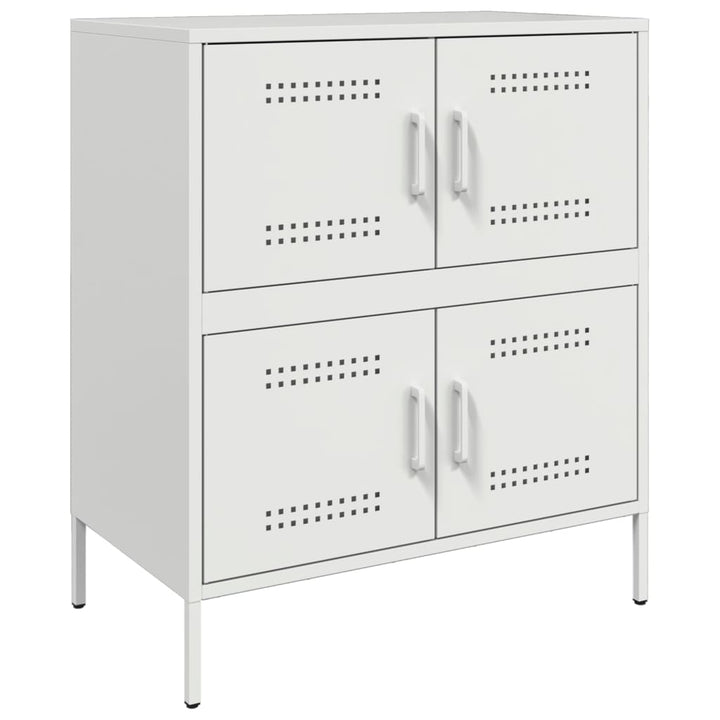 skab 68x39x79 cm stål hvid