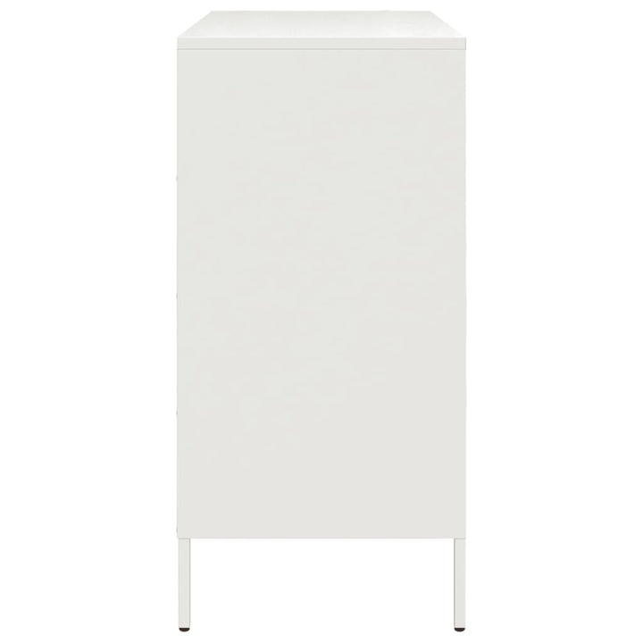 skab 68x39x79 cm stål hvid