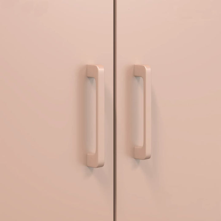 højskab 68x39x113 cm stål lyserød