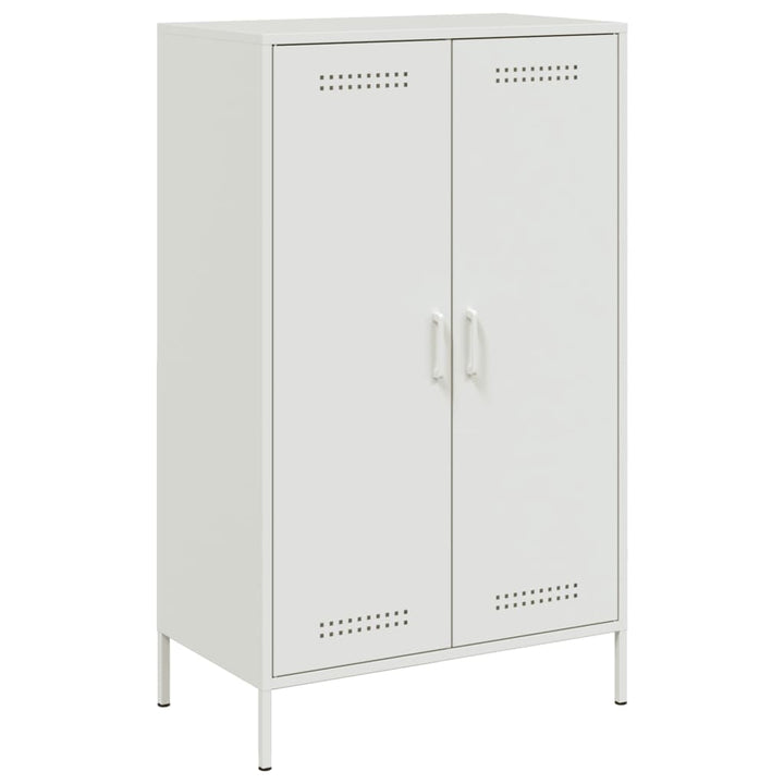 højskab 68x39x113 cm stål hvid