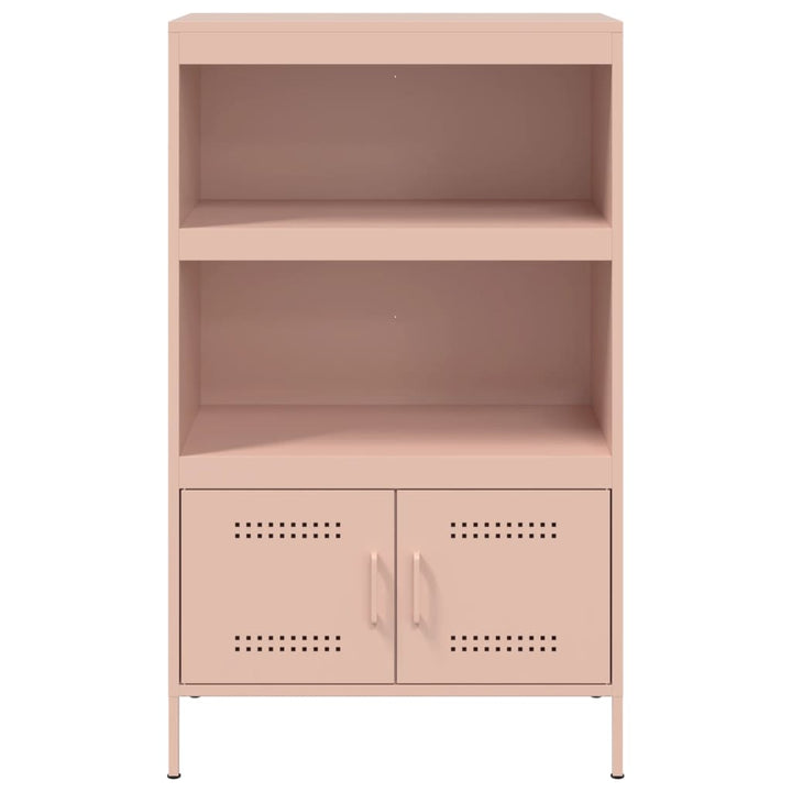 højskab 68x39x113 cm stål lyserød