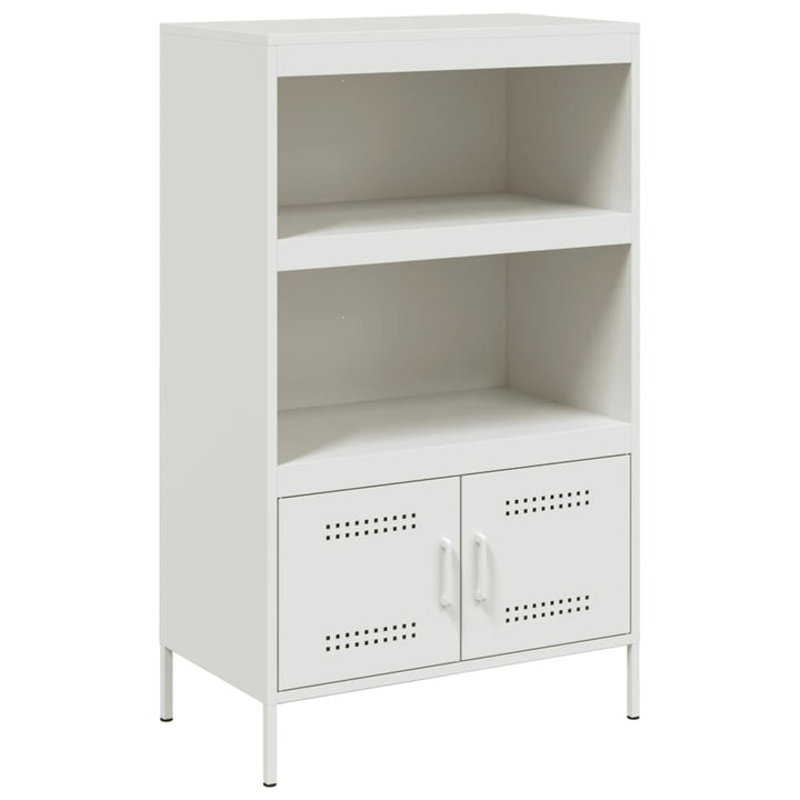 højskab 68x39x113 cm stål hvid