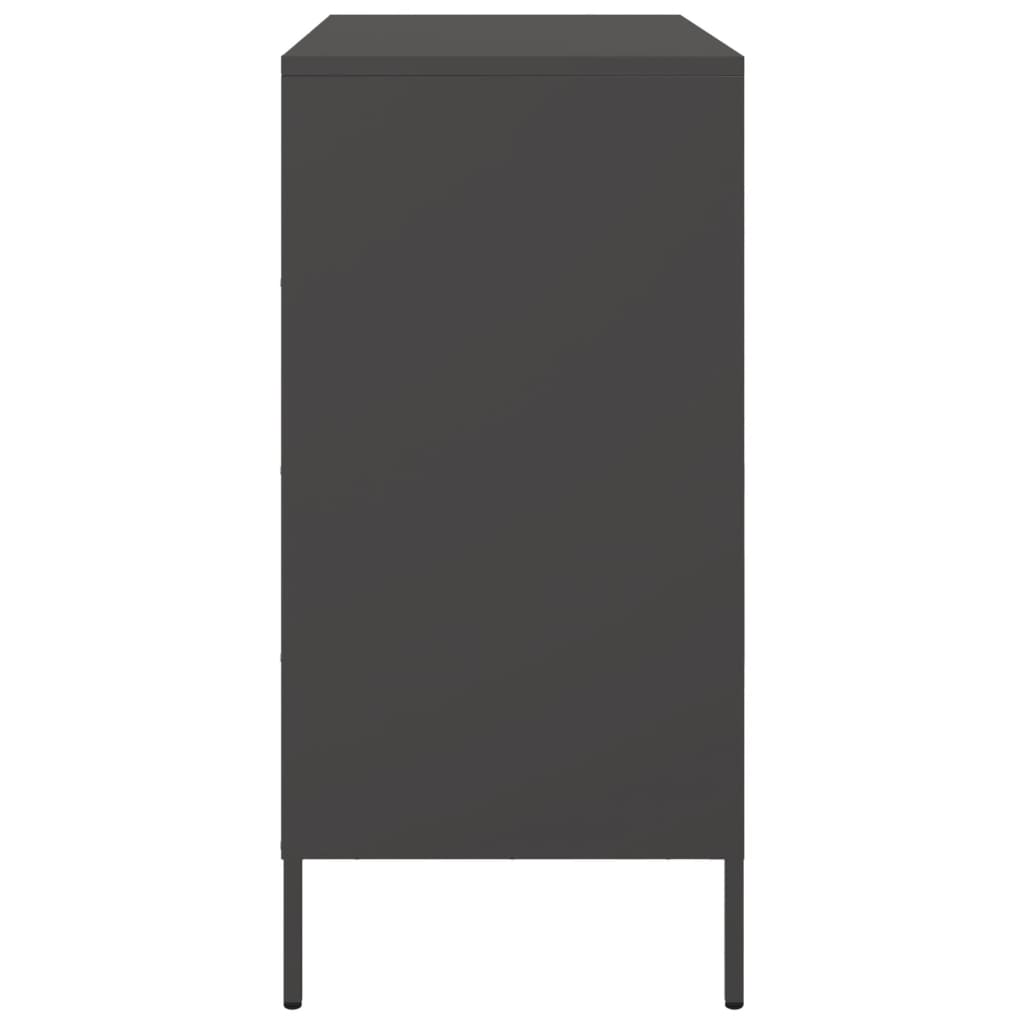 skænk 68x39x79 cm stål sort
