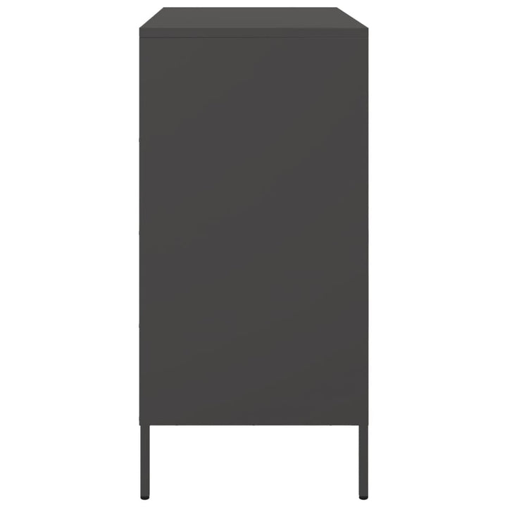 skænk 68x39x79 cm stål sort