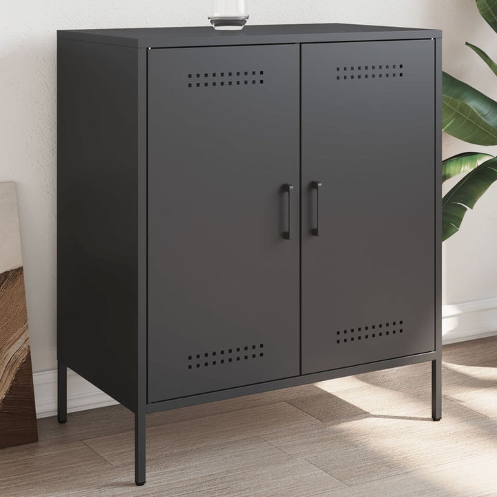 skænk 68x39x79 cm stål sort