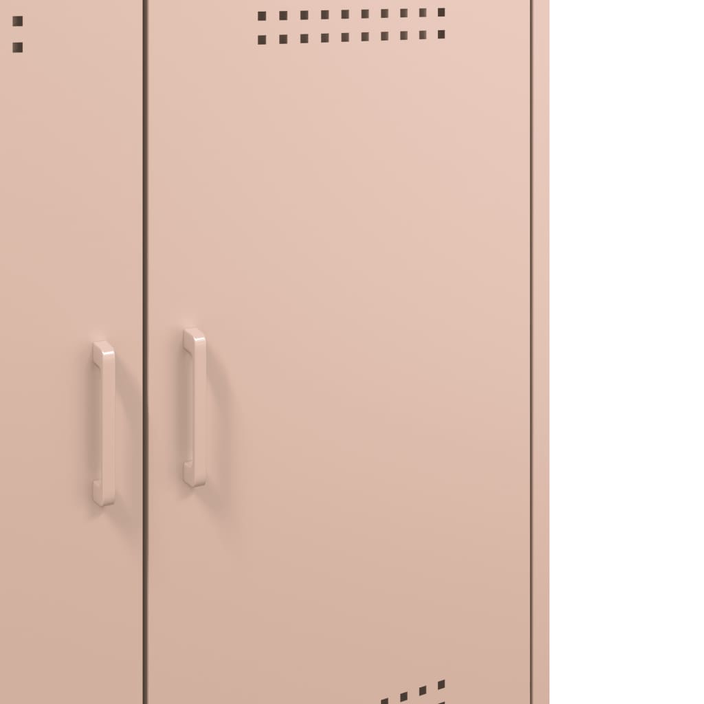 skab 68x39x79 cm stål lyserød