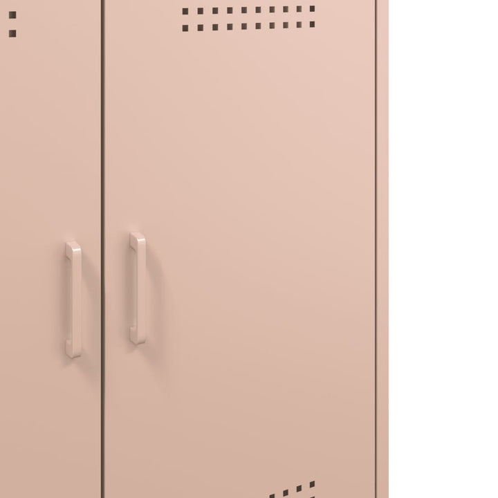 skab 68x39x79 cm stål lyserød