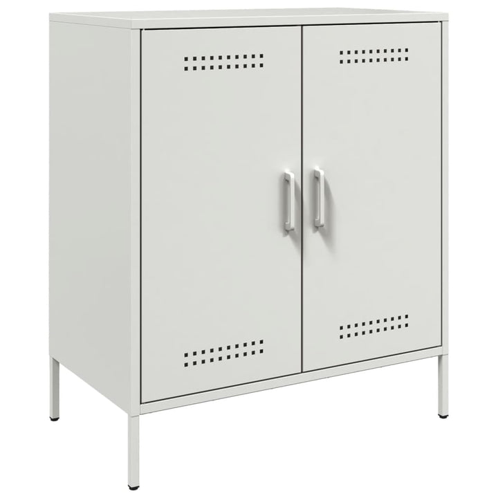 skab 68x39x79 cm stål hvid