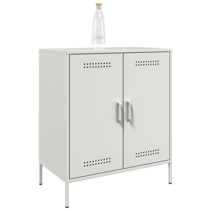 skab 68x39x79 cm stål hvid